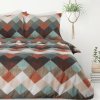 Design 91 OBLIEČKY Z MIKROVLÁKNA ALEXA 200X220 CM, 2 KS 70X80 CM VZOROVANÉ