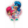 Dekora Narodeninová sviečka - Shimmer and Shine 7 cm