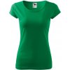 MALFINI Tričko Pure 122, krátký rukáv, dámské MAL-1221615 L Zelená středně