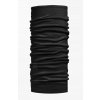 Buff Merino Lightweight Neckwear Solid Black