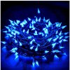 Vnútorná LED vianočná reťaz so špicatými LED diódami - modrá, 10m, 80 LED