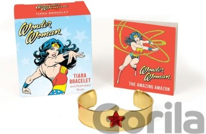 Wonder Woman Tiara Bracelet and Illustrated Book