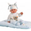 Llorens 26311 NEW BORN CHLAPEČEK realistická miminko s celovinylovým tělem 26 cm