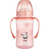 Canpol babies Tréningový hrnček EXOTIC ANIMALS 240ml - ružový