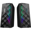 Marvo reproduktory SG-269, 6W, čierne, Bluetooth, podsvietené