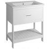 Aqualine ETIDE umývadlová skrinka 71,5x85x44 cm, matná biela ET725