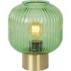 Lucide | Lucide 45586/20/33 - Stolná lampa MALOTO 1xE27/40W/230V zelená/zlatá | LC3708