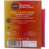 EXS Oral Latex Dams Flavoured Strawberry 1 pc