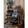 Chic Antique Hnedá antik drevená 5-poschodová polička Grimaud Unit - 60*36*74 cm - Chic Antique