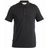 Icebreaker Merino 150 Tech Lite III SS Polo Men čierna S
