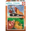 EDUCA Puzzle Lví král: S nejbližšími 2x48 dílků