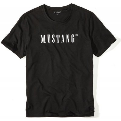 Mustang Čierne pánske tričko Bennet