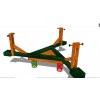 Playground System Hojdačka trojpružinová z agátu - Triangl