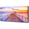 Foto obraz na plátne do obývačky Drevené mólo 100x50 cm