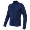 SENSOR MERINO UPPER pánská mikina celozip deep blue M; Modrá mikina