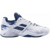 Pánska obuv Babolat Propulse Fury All Court Men - white/estate blue - Modrý, Biely (46,5)