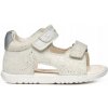 Detské sandále Geox Macchia biele/strieborné, veľkosť 21 EU