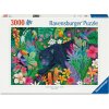 Ravensburger Panter v rozkvetlé džungli 3000 dielov