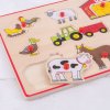 Bigjigs Toys vkládací puzzle Farmářský statek