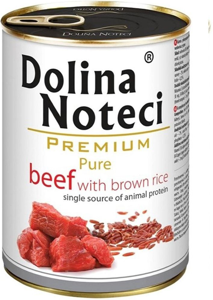 Dolina Noteci Premium Pure hovädzie s hnedou ryžou 400 g