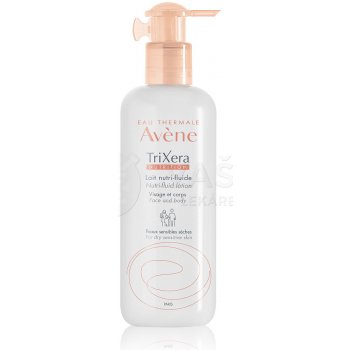 Avène TriXera Nutrition intenzívne vyživujúci fluidný balzam na tvár a telo bez parfumácie 400 ml