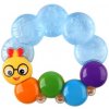 BABY EINSTEIN Hryzačka plnená vodou Teetherpillar modrá