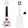 Detská drevená gitara ukulele so 4 nylonovými strunami + trsátko ECOTOYS