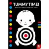 Tummy Time!: A High-Contrast Fold-Out Book with Mirror for Babies