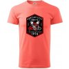 Padesátiletý poklad z původních dílů 1976 - Klasické pánske tričko vyššej gramáže - XL ( Korálová )