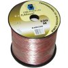CABLETECH dvojlinka 2 x 1mm², transparentná, 100m, Cu - OFC KAB0317