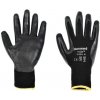 HONEYWELL POLYTRIL BLACK NITRILOVÉ PRACOVNÉ RUKAVICE POVRSTVENÉ 2232231 - 9/L