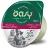 Vlhké krmivo pre mačky - Oasy More Love Cup - kuracie mäso hovädzie špenát - 70 g