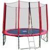 GoodJump Goodjump TOP red trampolína 305 cm 4UPVC s ochrannou sieťou + rebrík + krycia plachta + Kotviaca súprava
