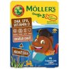 MOLLER´S Omega 3 Želé rybičky žuvacie tablety, príchuť Cola 1x45 ks, 7070866041601