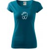 Zubárka princezná - Dámske tričko Pure - XL ( Petrolejová )