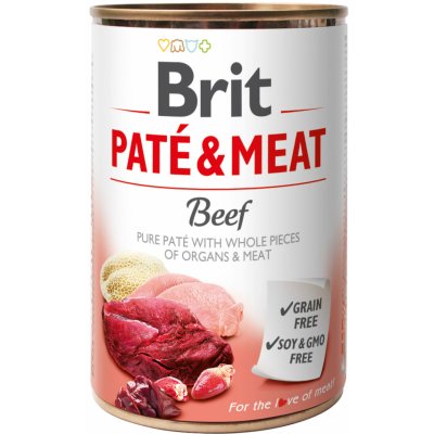 Brit Care Konzerva Brit Pate & Meat Beef 400g