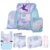 Oxybag Školský set 8-dielny PREMIUM LIGHT Kolibrík fialový