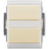 ABB 3558E-A06910 21 prvkový spínač striedavého prúdu s označeným poľom, prevodovka 6, IP 44 slonová kosť/ľad. Biela