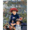 ZUTY Maľovanie podľa čísel - DVE SESTRY NA TERASE (PIERRE-AUGUSTE RENOIR) Rámovanie: vypnuté plátno na rám, Rozmer: 40x50 cm