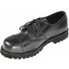 Topánky BOOTS & BRACES 3 dierkové kožené ČIERNE veľ.44