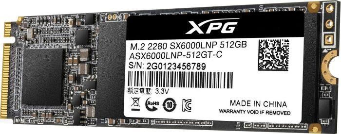 ADATA XPG SX6000NP Lite 512GB, ASX6000LNP-512GT-C od 23,16 € - Heureka.sk