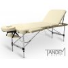 Skladací masážny stôl TANDEM Basic ALU-3 Farba: krémová 195*70 cm / 14,6 kg / 2 farby