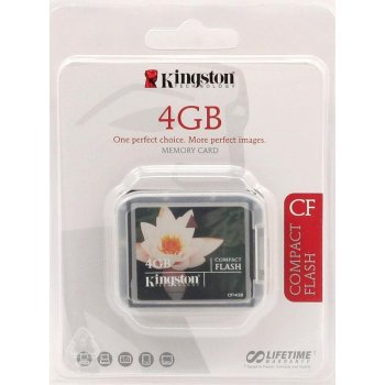 Kingston CompactFlash 4GB CF/4GB od 7,9 € - Heureka.sk
