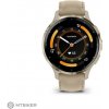 Garmin VENU 3S hodinky, French Gray/Soft Gold, Leather