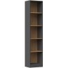 TopEshop 50 x 30 x 182 cm antracit, dub artisan