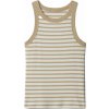 Dámske tielko GAP, MOD RIB HALTER béžová,biela L