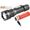 LED Baterka Acebeam Defender P17 + 1x IMR 21700 5100mAh 3,6V USB-C nabíjateľný - Čierna Farba tela: Šedá