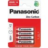 PANASONIC Red Zinc AAA 4ks 00163698