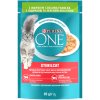 Purina One Cat SterilCat mini filetky s morkou a zelenými fazuľkami v šťave 26 x 85 g