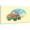 Obraz autíčko na výlete